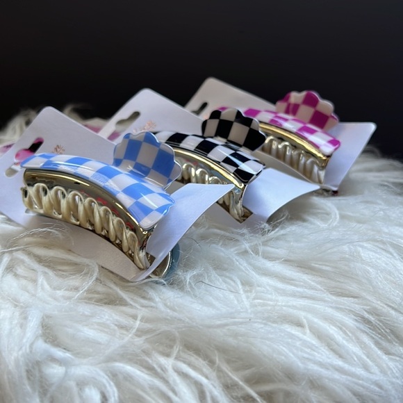 🏷️ (PINK ONLY) Boutique Fashion Hair Clips Hair Accessories - Picture 2 of 2